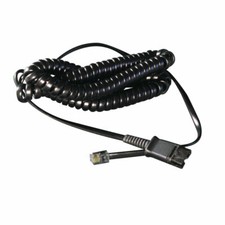 New Plantronics 27190-01 U10P QD Cord Polaris QD to RJ11 Bottom Headset Cable picture