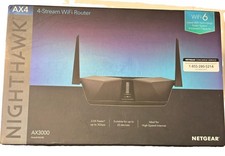 Netgear Nighthawk AX4 AX3000 Wi-Fi 6 Router 2.4/5GHz (RAX38-100NAS) New open box picture