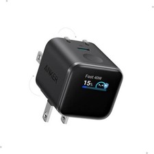 Smart Display Charger,  Nano USB C Charger Block, 45W Max GaN Phone Black picture
