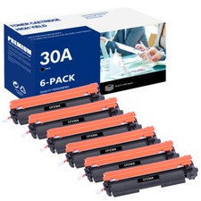 6PK Black CF230A 30A Toner Cartridge for HP LaserJet MFP M227d M227fdn M227fdw picture