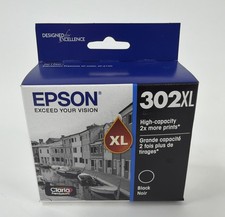 Epson 302Xl Black Ink Cartridge Claria Exp. 03/2028 picture