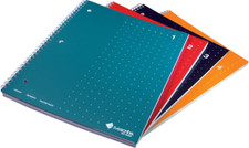 Livescribe Dot Matrix College-Ruled Notebooks - Asst 8.5x11in 80Sht Bulk 4 pack  picture