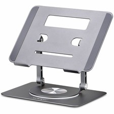 StarTech Rotating Laptop Stand, 360 Swivel, Ergonomic Desk Riser for Computer, picture