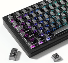 Dagaladoo Clear Keycaps,Transparent Keyboard Keycaps,Jelly Key Caps Set,Shine th picture