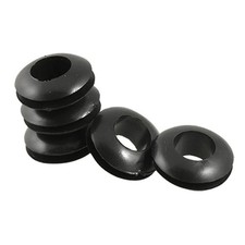 Wire Protective Black Double Sided Rubber 8mm Grommets picture