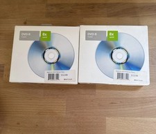 2 Packages Of Apple DVD- R 8x Speed Media Five Pack M9472G/A Recordable Disk picture