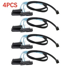 4*Mini SAS HDD SFF-8643 to 4 SFF-8482 Connector with Power Port Hard Drive 1M US picture
