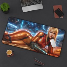 Samus Aran Mouse Pad, XXL Gaming Desk Mat, Keyboard Pad picture
