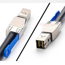 HP External MINI SAS 12G HD 1M Cable SFF-8644 to SFF-8644 717432-001/691970-002 picture