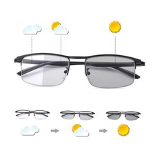 Photochromic Sunglasses Blue Light Blocking Glasses for Men and Women Day Nig... picture