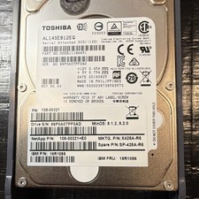 Toshiba 1.2TB 2.5in SAS 12Gbps 10500RPM 128MB Hot Swap HDD AL14SEB12EQ picture