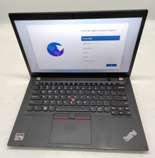 Lenovo ThinkPad T14s AMD Ryzen 7 Pro 4750u 16GB RAM 256GB SSD laptop BIOS LOCKED picture