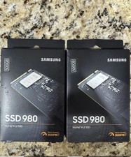 Samsung SSD 980 NVMe M.2 Model: MZ-V8V500 Internal Solid State Drive - Lot of 2 picture