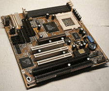 Premium Super Socket 7 Gigabyte GA-5AA Motherboard, CPU & 128 RAM + Bonus picture