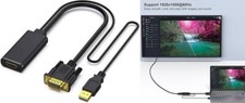 Adaptador VGA a HDMI, convertidor 1080P con audio desde una fuente VGA. neuvo. picture