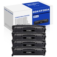 Black 80A CF280A Toner Cartridge for HP LaserJet Pro 400 M401n Toner Lot picture