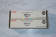 2 Cosmetic Genuine Canon iR 1018/1019/1023/1024/1025 GPR-22 Black Toners picture