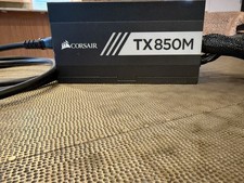 Corsair TX850M 850W 80 Plus Gold Semi-Modular Power Supply PSU, W/ Cables & Cord picture