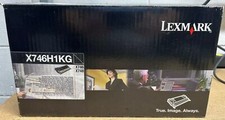 GENUINE FACTORY SEALED LEXMARK X746H1KG BLACK TONER CARTRIDGE X748 X746 picture