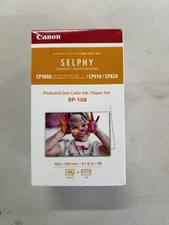 Canon RP-108 Color Ink/Paper Set, Compatible with Selphy CP910/CP820/CP1200 picture