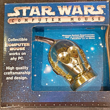 HandStands Star Wars C-3PO Wired Collectible Mechanical Mouse 2-Button 300DPI picture