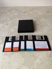 BASF 2HD 3.5 Floppy Disk Lot Of 5 Sold As Blanks With Carry Case picture