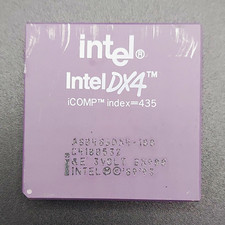 Intel i486 DX4 80486 CPU A80486DX4-100 100MHz Socket 3 Single-Core 8KB picture