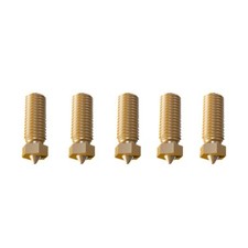 5PCS FLSUN V400 Extruder Nozzle Brass V6 3d Printer Effector Parts Double Holes picture
