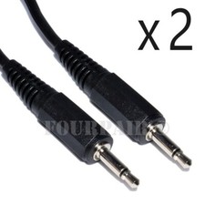 2 Pack - 10ft - 3.5mm Mono Male Audio Cable Cord TS Mini Plug Mic Microphone picture