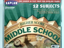 Kaplan Higher Score Middle School Software CD-ROM Win 98/95 Mac Test Prep picture