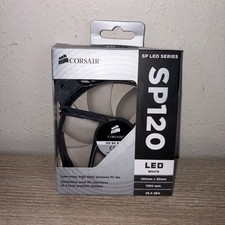 Corsair Sp 120 Led White Sp Led Series 120mm x 25mm 48-008569 Used picture
