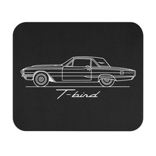 1966 Ford Thunderbird Mouse Pad Classic T-Bird Line Art Desk Mat Gift for Fans picture