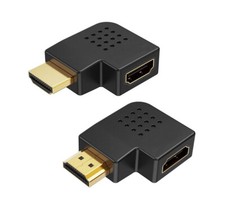 New HDMI Female to Male 90 Degree Left Right Angle Combo M/F Adapter Connector picture