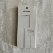 Apple 30 Pin VGA Adapter NEW Genuine iPad iPhone Dock Connector A1307 BNIB picture