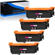 4PK CE253A 504A Magenta Toner Cartridge for HP Color LaserJet CP3520 CM3530fs picture