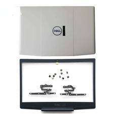 For Dell G3 15 3590 LCD 3HKFN Lid Back Cover+Front Bezel+Hinges+Screws Blue Logo picture