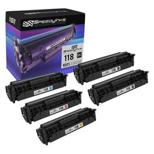 Reman Canon 118 Set of 5 Toners 2662B001AA 2661B001AA 2660B001AA 2662B001AA picture