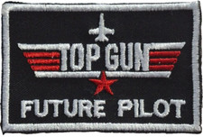 Top Gun US Navy Fighter Weapons School Future Pilot Embroidered Patch Badge picture