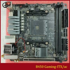 FOR ASROCK B450 Gaming-ITX/ac DDR4 *2 64GB HDMI 2.0 Mini-ITX Motherboard Test OK picture