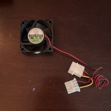 Globe Fan S0601512L 60mm 12V Black Sleeve Bearing Case Fan 4-Pin picture