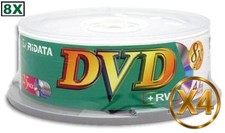 100-Pak Ritek/RIDATA 8X Logo-top DVD+RW Media in Cakebox (4 x 25-Pak) picture