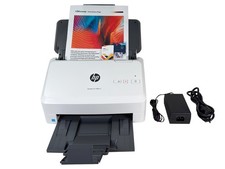 HP ScanJet Pro 3000 S3 Sheetfed Duplex Document Scanner w/Adapter FULLY TESTED picture