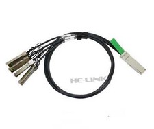 2m CAB-Q-4S-100G-2M Arista Compatible 100G QSFP28 to 4x25G SFP28 DAC picture