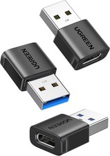 UGREEN USB to USB C Adapter 3Pack, 10Gbps USBC Female to USBA Male Adapter Type picture