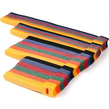 Cable Ties 180PCS, 4+6+8+10 inch Reusable Multi-Colour 4+6+8+10 Inch(Colorful) picture
