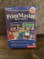 Print Master Platinum PC CD Rom Software version 8 PC MAC DVD-ROM Download picture
