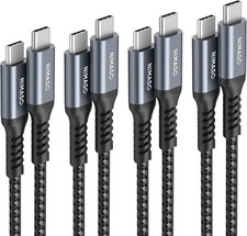 NIMASO USB C to C Cable 10ft+6.6ft+3.3ft+1ft, Grey  picture