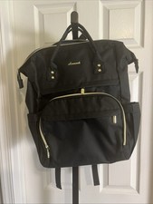 Lovevook Carry On Travel Backpack Black Zip Up Bag Travel picture