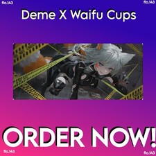 Gamer Supps Waifu Cups x Deme Mousepad Desk Mat PRESALE picture