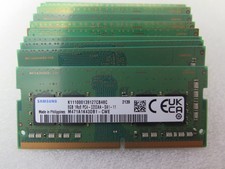 Lot of 21 SAMSUNG 8GB PC4-3200AA Laptop Ram / SO-DIMM Memory M471A1K43DB1-CWE picture